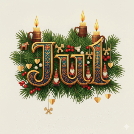 festligt magnetset 5 st.